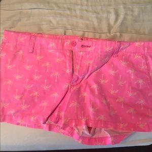 Pink Palm Tree Shorts